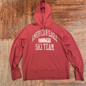 American Eagle Ski Team Sweatshirt | Size Medium | Color: Red